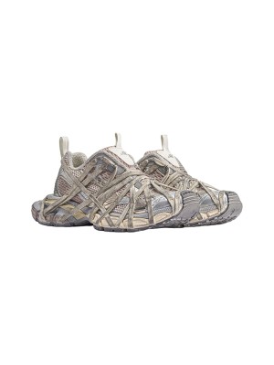 Balenciaga Runner Kith Four.Color 7.0 734734 W3XL4 9191 - Bold Strapped Design with Multi-Layered Beige Tones for a Futuristic Look