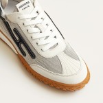 HERMES Jet Sneaker Multicolore Prunoir luxury designer sport shoe side view