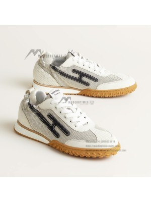 HERMES Jet Sneaker H251118ZvPN380 Multicolore Prunoir – Luxury Multicolor Designer Sport Shoes