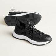 HERMES Katana Sneakers H251981ZH01390 Noir – Men’s Luxury Black Sport Sneakers with Lightweight Cushioning