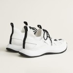 HERMES Katana white men’s luxury sport sneakers side view