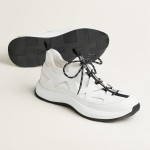 HERMES Katana white men’s luxury sport sneakers side view