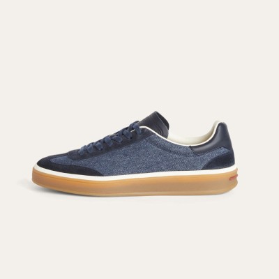 Loro Piana Tennis Walk Sneaker FAO3340-W13K Women's Loafer Shoes Surge Blue