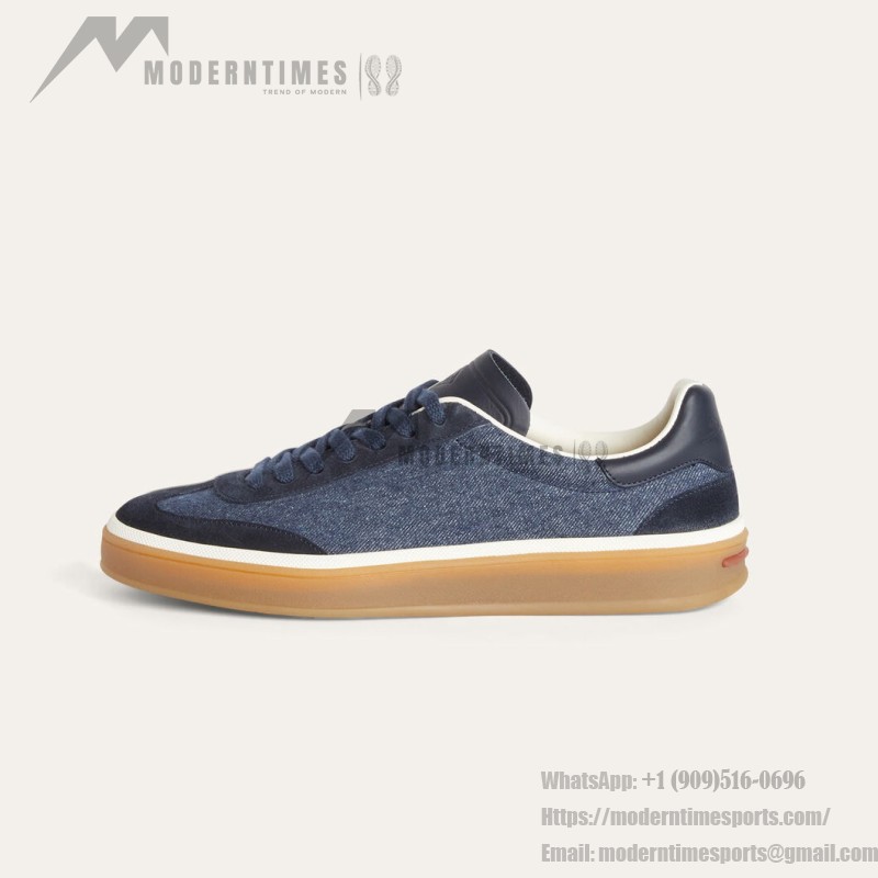 Loro Piana Tennis Walk Sneaker FAO3340-W13K Surge Blue Women's Loafer Shoes Loro Piana Tennis Walk Sneaker FAO3340-W13K in Surge Blue for Women