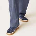 Loro Piana Tennis Walk Sneaker FAO3340-W13K Surge Blue Women's Loafer Shoes Loro Piana Tennis Walk Sneaker FAO3340-W13K in Surge Blue for Women