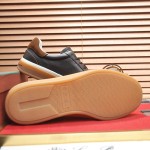 Loro Piana Tennis Walk Sneaker Dark Chocolate Brown Coffee leather suede gum sole sneakers