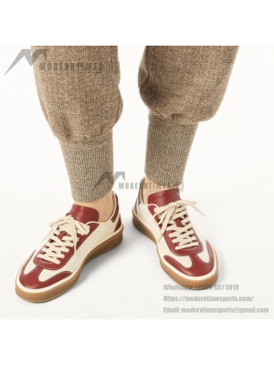 Loro Piana Tennis Walk Sneaker Cotton Natural Deep Kummel FAR1099_B646 – コットン素材の上品なロートップカジュアルシューズ レディース