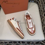 Loro Piana Tennis Walk Sneaker Cotton Natural Deep Kummel FAR1099_B646 low top casual shoes for women with gum sole
