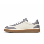 Loro Piana Tennis Walk Sneaker Light Grey minimal luxury low top casual shoes for men with gum sole