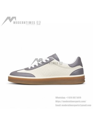 Loro Piana Tennis Walk Sneaker Light Grey – ライトグレーの上品なロートップカジュアルシューズ メンズ
