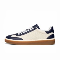 Loro Piana Tennis Walk Sneaker Navy White – Low Top Luxury Casual Shoes for Men