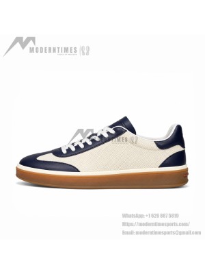 Loro Piana Tennis Walk Sneaker Navy White – ネイビー×ホワイトの上品なロートップカジュアルシューズ メンズ