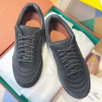 Loro Piana Week End Walk Sneaker Black FAQ2222_8000 Storm System microfiber casual shoes for men