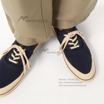 Loro Piana Nantucket Walk Sneaker FAR1445 W000 Blue Navy luxury canvas sneaker for men and women