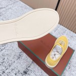 Loro Piana Nantucket Walk Sneaker FAR1445 20I8 Minty Lemon luxury canvas resort sneakers