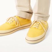 Loro Piana Nantucket Walk Sneaker FAR1445 20I8 Minty Lemon – Luxury Resort Style Sneakers for Men & Women | Lightweight Italian Fashion Canvas Shoes
