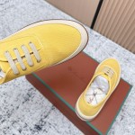 Loro Piana Nantucket Walk Sneaker FAR1445 20I8 Minty Lemon luxury canvas resort sneakers