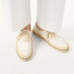 Loro Piana Nantucket Walk Sneaker FAR1445 A018 Natural White luxury summer canvas sneakers