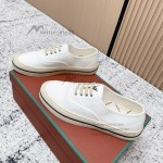 Loro Piana Nantucket Walk Sneaker FAR1445 A018 Natural White luxury summer canvas sneakers