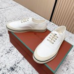 Loro Piana Nantucket Walk Sneaker FAR1445 A018 Natural White luxury summer canvas sneakers