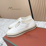 Loro Piana Nantucket Walk Sneaker FAR1445 A018 Natural White luxury summer canvas sneakers