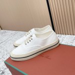 Loro Piana Nantucket Walk Sneaker FAR1445 A018 Natural White luxury summer canvas sneakers