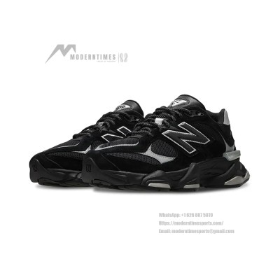 New Balance 9060 U9060FOS Black Reflective – Unisex Chunky Retro Sneakers | Techwear Style with ABZORB Cushioning