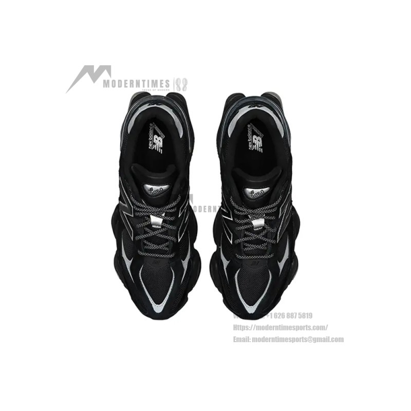 New Balance 9060 U9060FOS Black Reflective unisex chunky sneakers with ABZORB cushioning