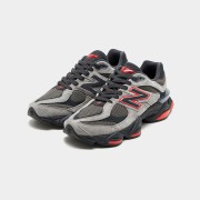 New Balance 9060 U9060JBO Grey Black Red – Unisex Chunky Retro Lifestyle Sneakers with ABZORB Comfort