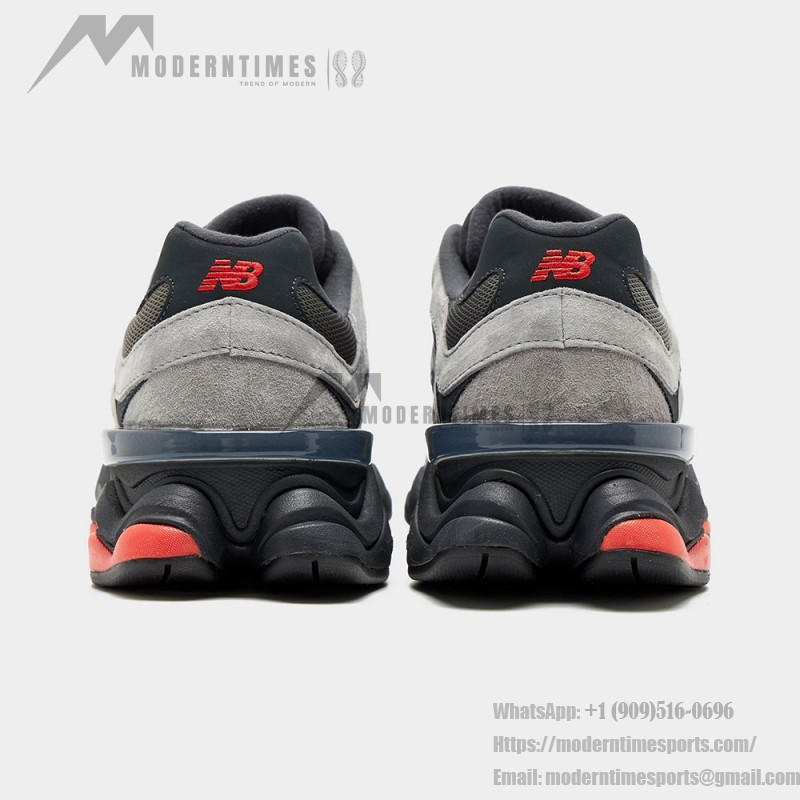 New Balance 9060 U9060JBO Grey Black Red 유니섹스 청키 스니커즈
