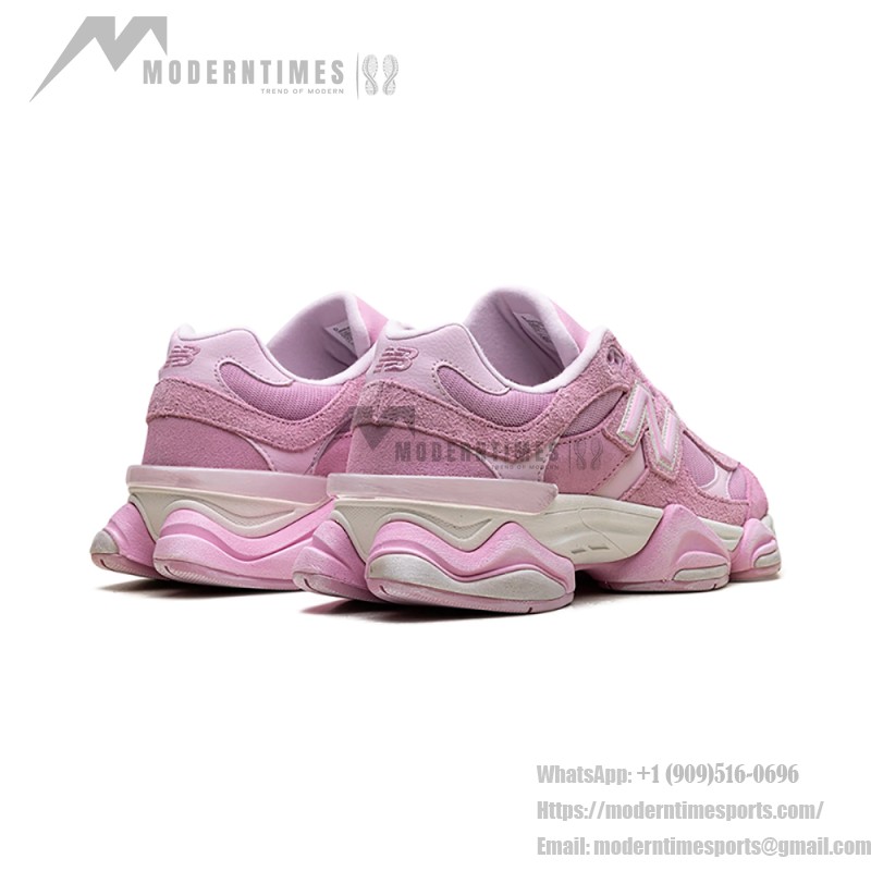 New Balance 9060 Pink Overdye U9060APP soft pink retro futuristic sneakers