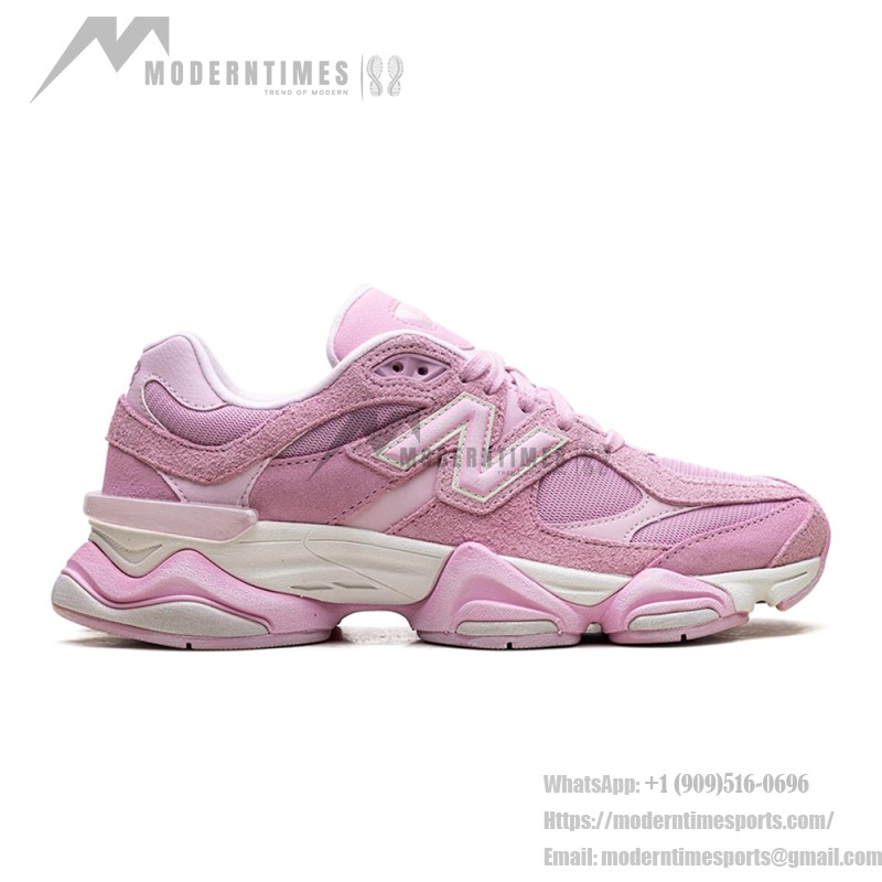 New Balance 9060 Pink Overdye U9060APP soft pink retro futuristic sneakers