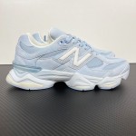 New Balance 9060 Sea Salt Oxford Blue U90607KM icy blue retro futuristic sneakers for men and women