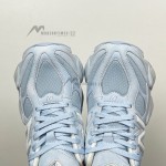 New Balance 9060 Sea Salt Oxford Blue U90607KM icy blue retro futuristic sneakers for men and women