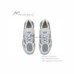 New Balance M992NC White Grey Sneakers Front View – Unisex Lifestyle Running Shoes