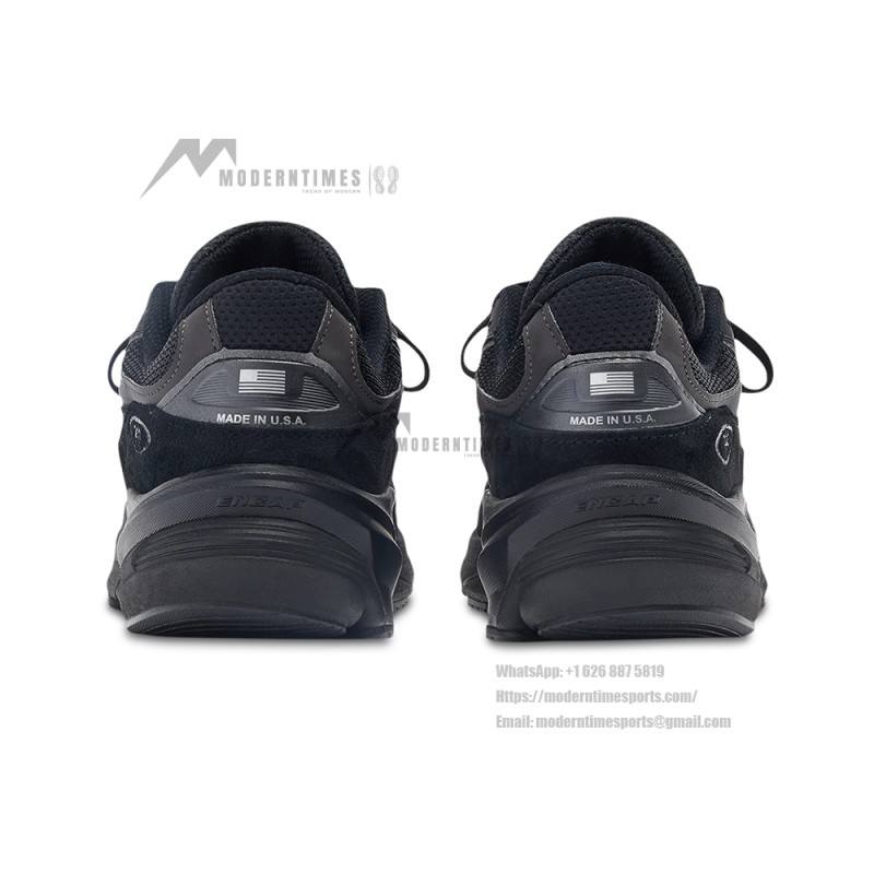 New Balance 990V6 U990BB6 Black Black unisex sneakers with FuelCell cushioning