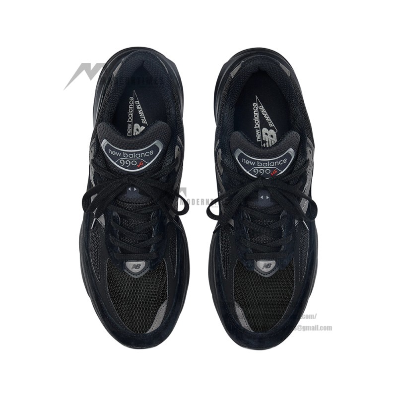 New Balance 990V6 U990BB6 Black Black unisex sneakers with FuelCell cushioning