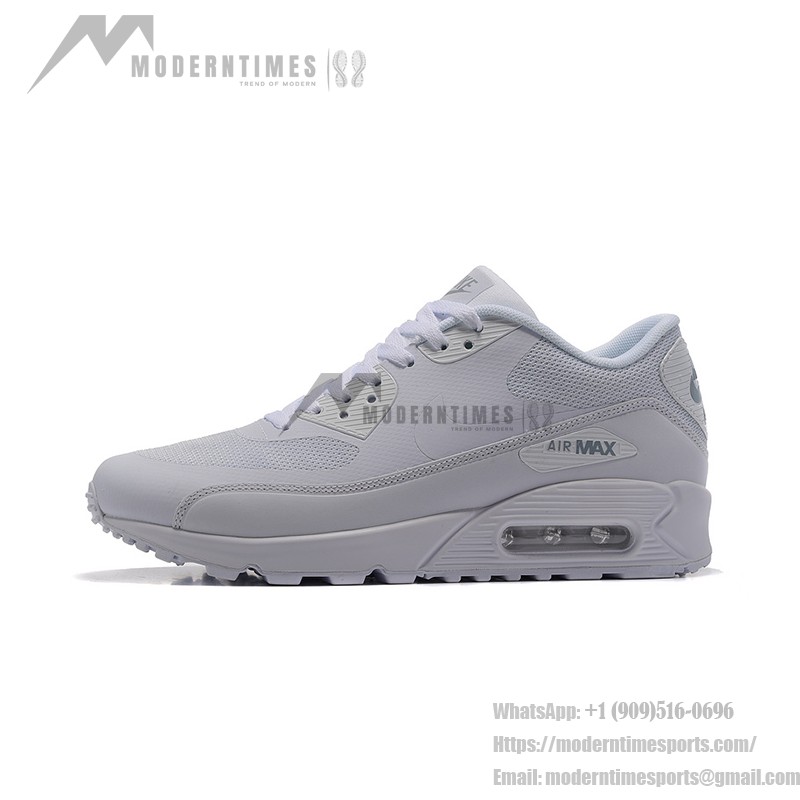 Nike Air Max 90 Ultra 2.0 - Clean Triple White Minimalist Sneaker