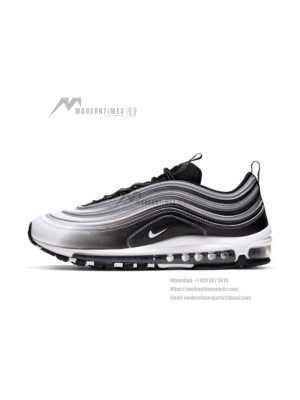 Nike Air Max 97 "Gradient Fade" 921826-016 - Sleek Black-to-White Gradient Sneakers with Iconic Air Cushioning