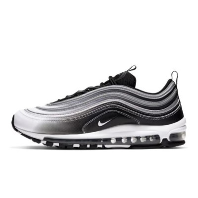 Nike Air Max 97 "Gradient Fade" 921826-016 - Sleek Black-to-White Gradient Sneakers with Iconic Air Cushioning