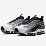 Nike Air Max 97 Gradient Fade 921826-016 Black-to-White Gradient Sneakers with Air Cushioning