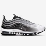 Nike Air Max 97 Gradient Fade 921826-016 Black-to-White Gradient Sneakers with Air Cushioning