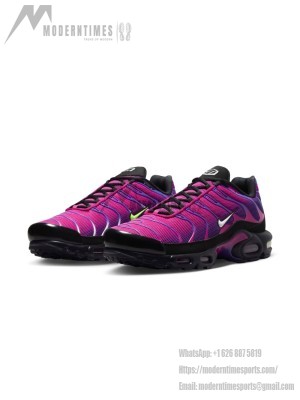 Nike Air Max Plus Fireberry 504133-610 TN Sneakers – Purple Pink Gradient Streetwear Shoes for Men