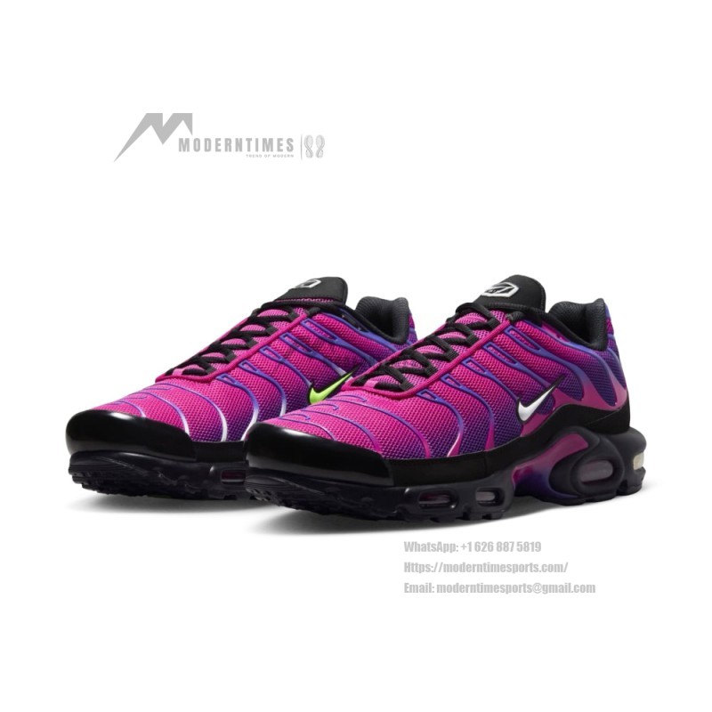 Nike Air Max Plus Fireberry 504133-610 TN sneakers with purple pink gradient upper