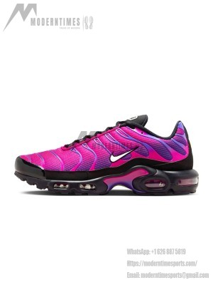 Nike Air Max Plus Fireberry 504133-610 TN Sneakers – Purple Pink Gradient Streetwear Shoes for Men