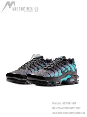 Nike Air Max Plus DM0032-016 Black Aurora Green TN Sneakers – Cyber Aqua Glow Streetwear Shoes for Men
