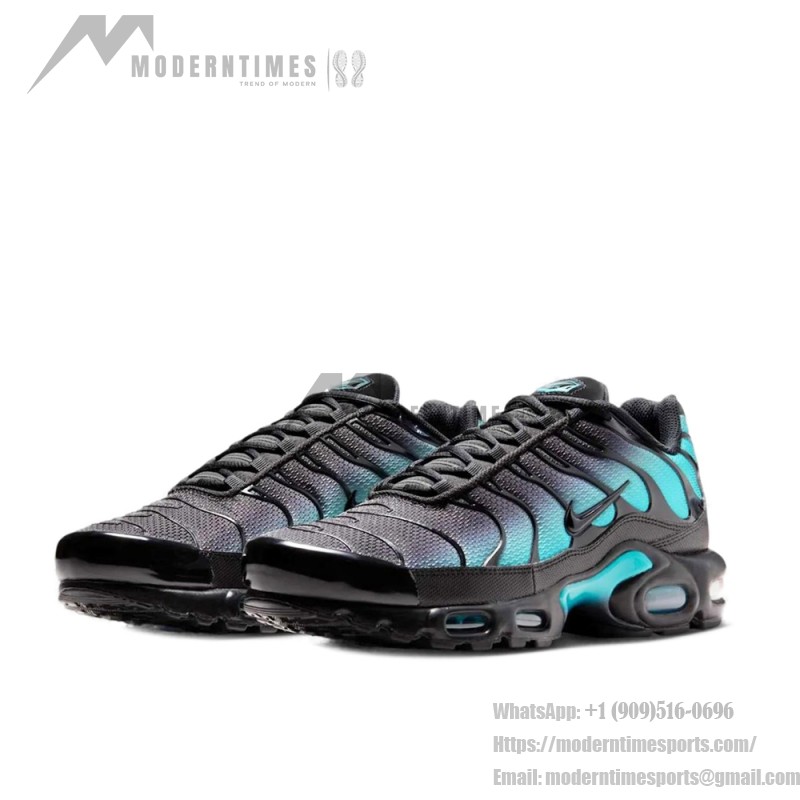 Nike Air Max Plus DM0032-016 Black Aurora Green TN sneakers for cyber streetwear outfits