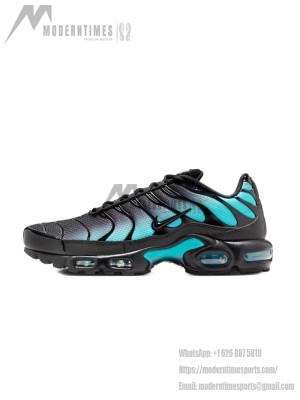 Nike Air Max Plus DM0032-016 Black Aurora Green TN Sneakers – Cyber Aqua Glow Streetwear Shoes for Men