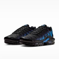 Nike Air Max Plus DM0032-041 Black Blue Crystal TN Sneakers – Reflective Night Streetwear Shoes for Men