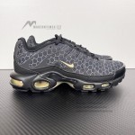 Nike Air Max Plus Black Honey IQ0287-010 TN sneakers with honeycomb pattern upper
